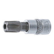 BGS Bit-Einsatz 5184-TS50, Antrieb Innenvierkant 6,3 mm (1/4"), TS-Profil (für Torx Plus) mit Bohrung TS50
