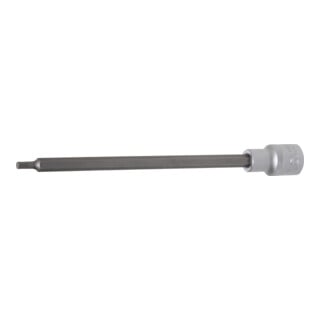 BGS Bit-Einsatz 9350, Länge 200 mm, Antrieb Innenvierkant 12,5 mm (1/2"), Innenvielzahn (für XZN) M5