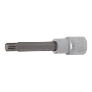 BGS Bit-Einsatz 9354, Länge 100 mm, Antrieb Innenvierkant 12,5 mm (1/2"), Keil-Profil (für Ribe) M10,3