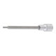 BGS Bit-Einsatz 9364, Länge 140 mm, Antrieb Innenvierkant 12,5 mm (1/2"), T-Profil (für Torx) T25-1