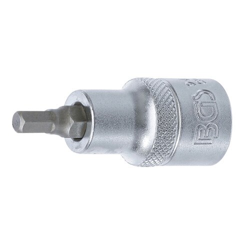 BGS Bit-Einsatz 9467, Antrieb Innenvierkant 12,5 mm (1/2"), Innensechskant 5,5 mm