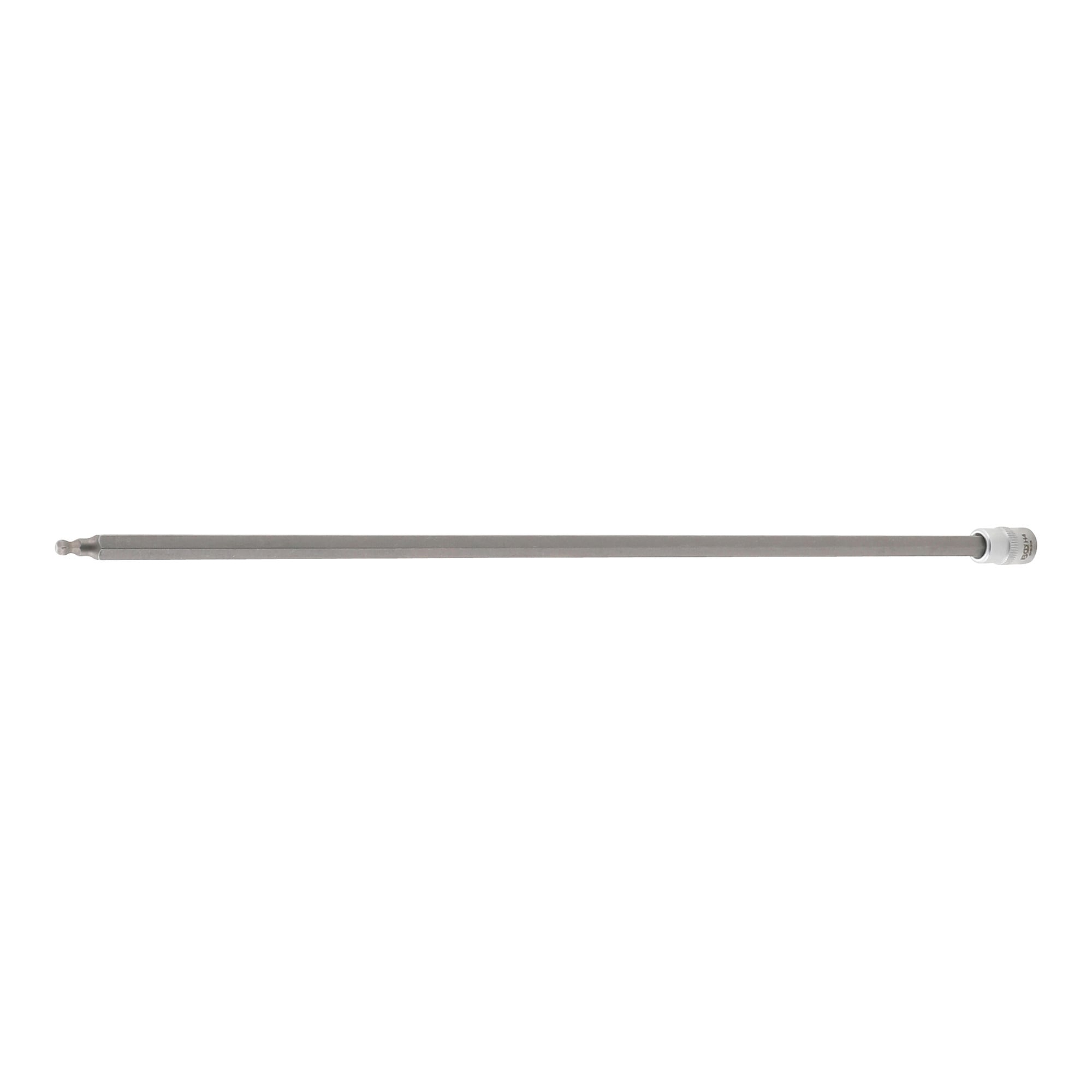 BGS Bit-Einsatz 9833, Länge 300 mm, 6,3 mm (1/4"), Innensechskant mit Kugelkopf 4 mm ; BGS technic
