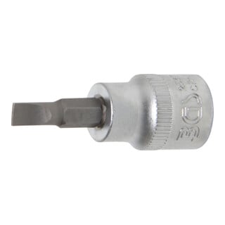 BGS Bit-Einsatz Antrieb Innenvierkant 10 mm (3/8") Schlitz 5,5