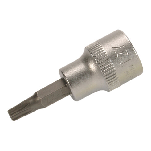 BGS Bit-Einsatz Antrieb Innenvierkant 10 mm (3/8") T-Profil (für Torx) mit Bohrung