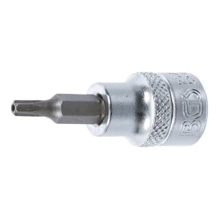 BGS Bit-Einsatz Antrieb Innenvierkant 10 mm (3/8") T-Profil (für TX) mit Bohrung