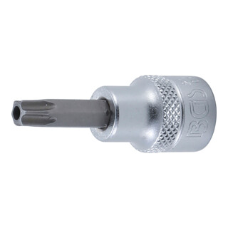 BGS Bit-Einsatz Antrieb Innenvierkant 10 mm (3/8") T-Profil (für TX) mit Bohrung T40