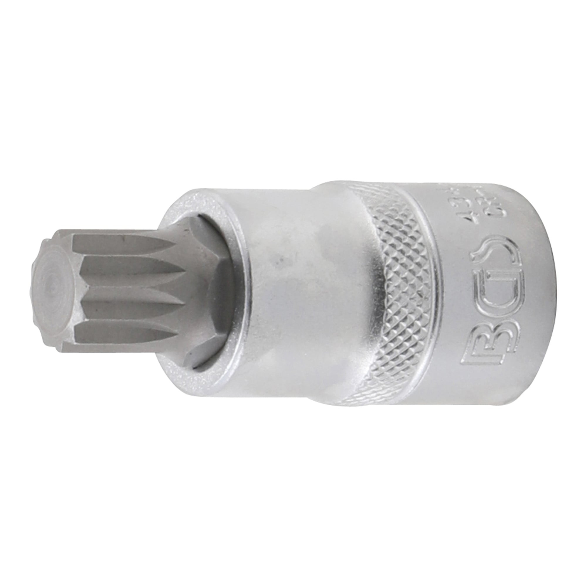 BGS Bit-Einsatz Antrieb Innenvierkant 12,5 mm Innenvielzahn (für XZN) M14 ; BGS technic