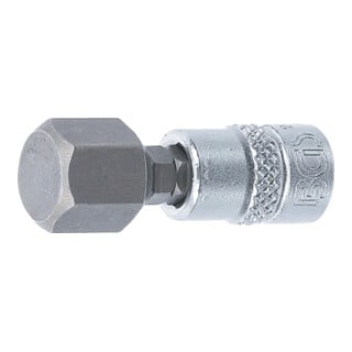 BGS Bit-Einsatz Antrieb Innenvierkant 6,3 mm (1/4") Innensechskant 12 mm