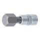BGS Bit-Einsatz Antrieb Innenvierkant 6,3 mm (1/4") Innensechskant 12 mm-1