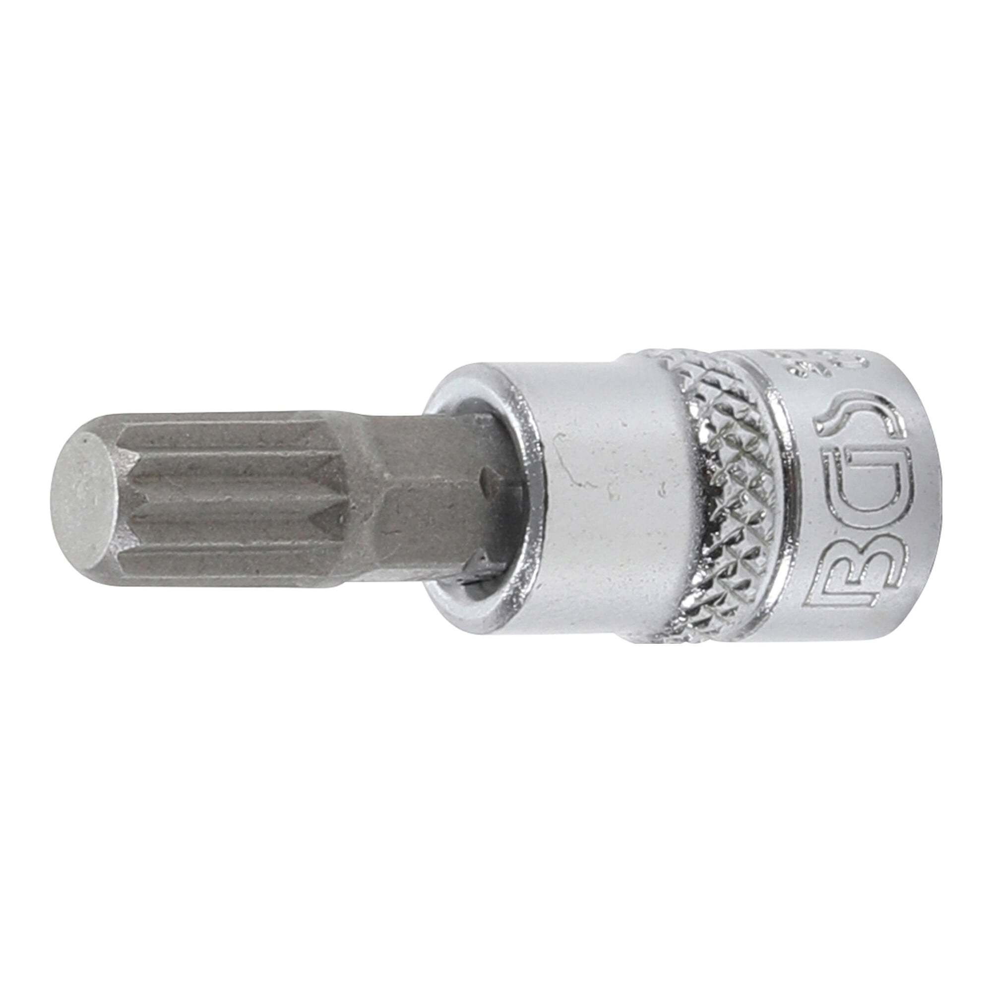 BGS Bit-Einsatz Antrieb Innenvierkant 6,3 mm (1/4") Innenvielzahn (für XZN) M8 ; BGS technic