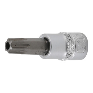 BGS Bit-Einsatz Antrieb Innenvierkant 6,3 mm (1/4") T-Profil (für TX) mit Bohrung T40