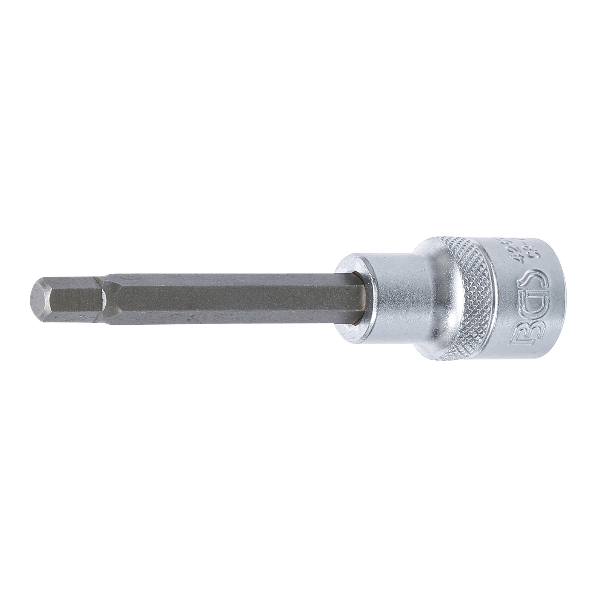 BGS Bit-Einsatz Länge 100 mm Antrieb Innenvierkant 12,5 mm Innensechskant 7 mm ; BGS technic