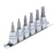 BGS Bit-Einsatz-Satz Antrieb Innenvierkant 10 mm (3/8 Zoll) Innensechskant mit Kugelkopf 3 - 8 mm 6 teilig