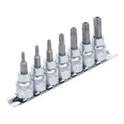 BGS Bit-Einsatz-Satz Antrieb Innenvierkant 10 mm (3/8 Zoll) T-Profil (für TX) mit Bohrung T15 - T50 7 teilig-4