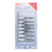 BGS Bit-Einsatz-Satz, Antrieb Innenvierkant 12,5 mm (1/2"), Innenvielzahn (für XZN) M5 - M14, 7-tlg.-4