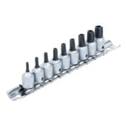 BGS Bit-Einsatz-Satz, Antrieb Innenvierkant 6,3 mm (1/4"), TS-Profil (für TX Plus) mit Bohrung TS10 - TS50, 9-tlg.-2