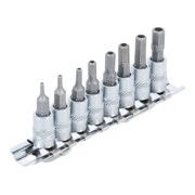 BGS Bit-Einsatz-Satz Antrieb Innenvierkant 6,3 mm (1/4 Zoll) Innensechskant mit Bohrung 2 - 7 mm 8 teilig-2