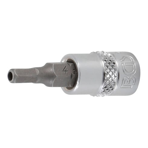 BGS Bit-Einsatz-Satz Antrieb Innenvierkant 6,3 mm (1/4 Zoll) Innensechskant mit Bohrung 2 - 7 mm 8 teilig