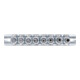 BGS Bit-Einsatz-Satz Antrieb Innenvierkant 6,3 mm (1/4 Zoll) Innensechskant mit Bohrung 2 - 7 mm 8 teilig