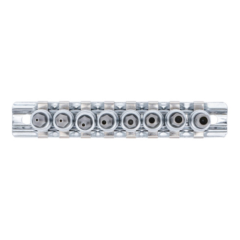 BGS Bit-Einsatz-Satz Antrieb Innenvierkant 6,3 mm (1/4 Zoll) Innensechskant mit Bohrung 2 - 7 mm 8 teilig