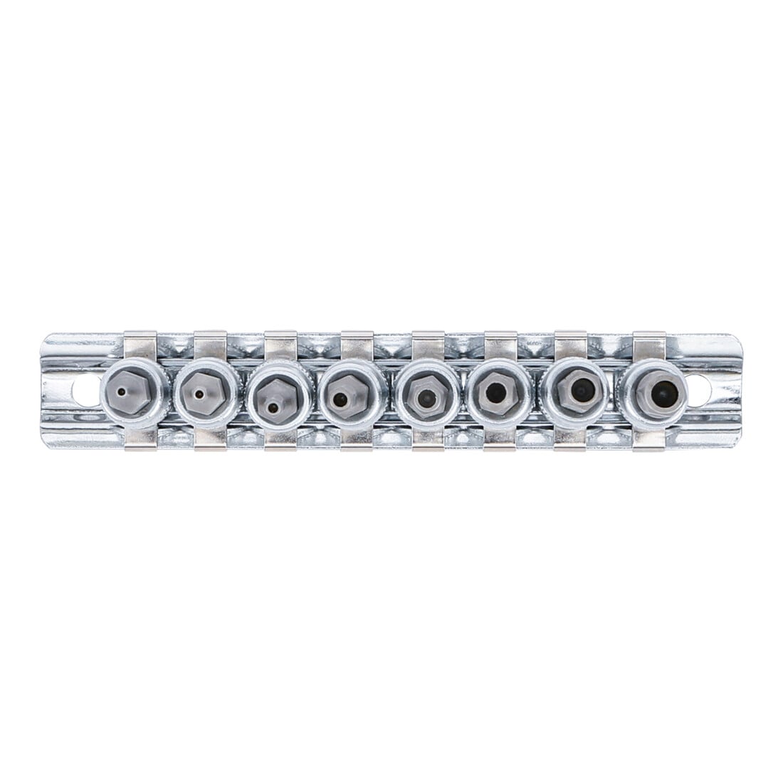 BGS Bit-Einsatz-Satz Antrieb Innenvierkant 6,3 mm (1/4 Zoll) Innensechskant mit Bohrung 2 - 7 mm 8 teilig