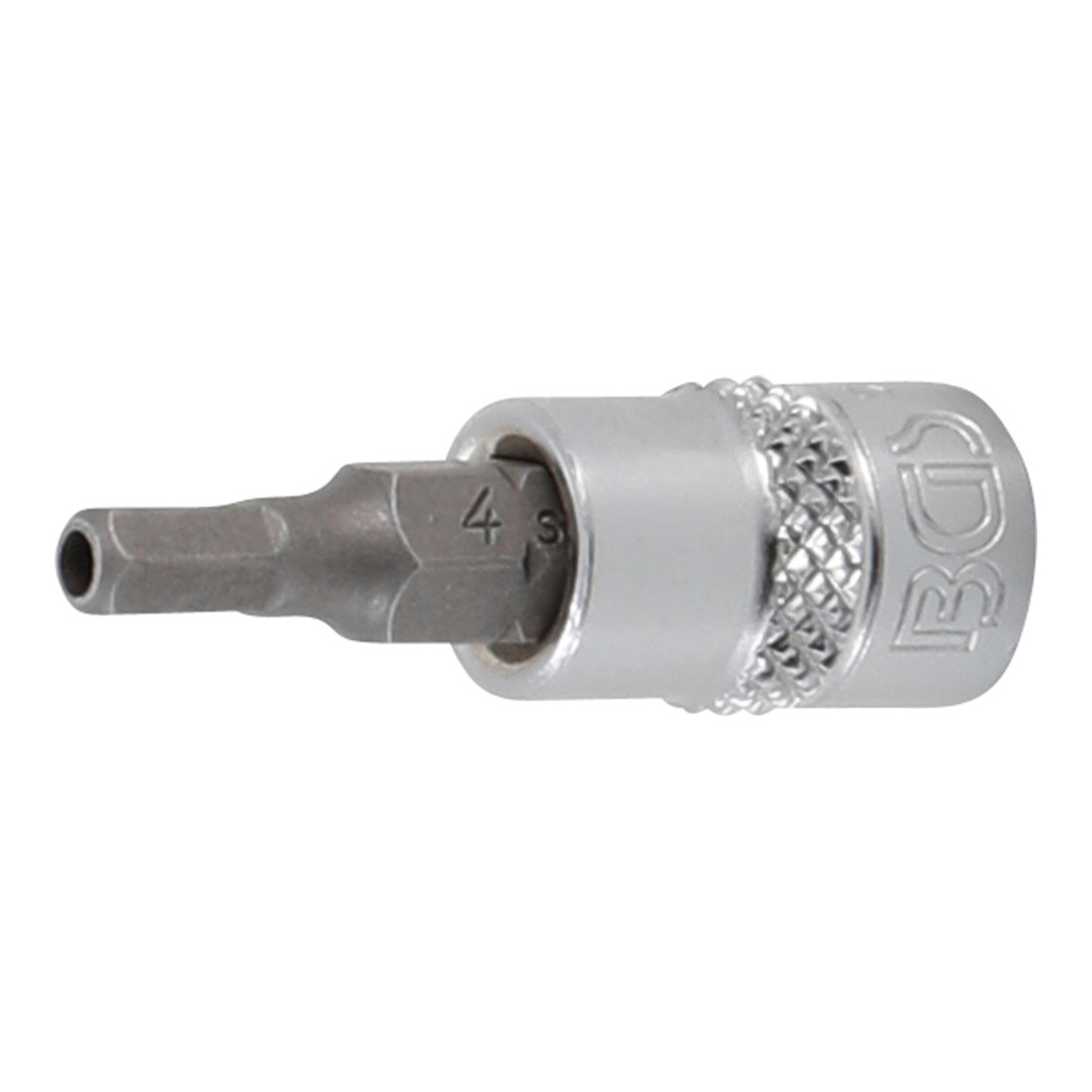 BGS Bit-Einsatz-Satz Antrieb Innenvierkant 6,3 mm (1/4 Zoll) Innensechskant mit Bohrung 2 - 7 mm 8 teilig