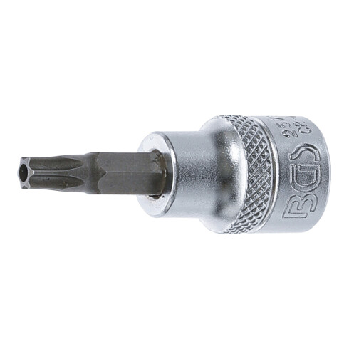 BGS Bit insteek binnenvierkant 10 mm (3/8") T-profiel (voor Torx) met gat