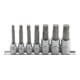 BGS Bit insteekset aandrijving binnenvierkant 10 mm (3/8 inch) / 12,5 mm (1/2 inch) wigprofiel (voor RIBE) M6 - M14 7 delig-1