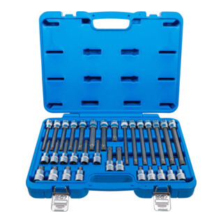 BGS bit insteekset aandrijving binnenvierkant 12,5 mm (1/2 inch) wigprofiel (voor RIBE) 32 delig