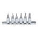 BGS bit insteekset aandrijving vierkantaandrijving 6,3 mm (1/4 inch) inbus 1,5 - 6 mm 6 delig-1