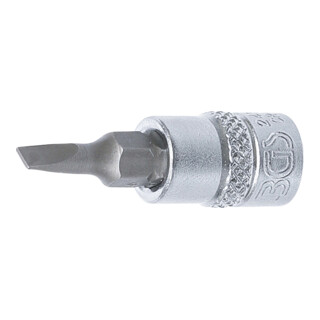 BGS bit inzet vierkantaandrijving 6,3 mm (1/4") sleuf 4 mm