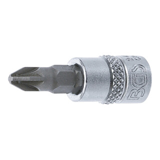 BGS bit inzet vierkantaandrijving 6,3 mm kruisgleuf PZ2