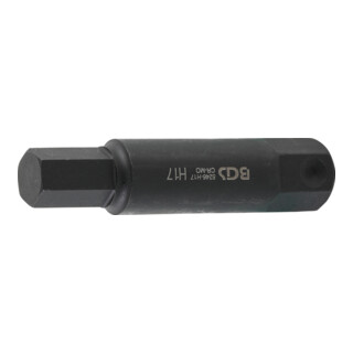 BGS Bit | lengte 100 mm | 22 mm buitenzeskant | INBUS 17 mm
