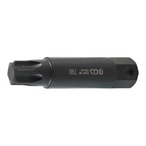 BGS Bit | lengte 100 mm | 22 mm buitenzeskant | T-profiel (voor Torx) T90