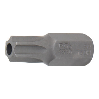 BGS Bit | lengte 30 mm | 10 mm (3/8") buitenzeskant | T-profiel (voor TX) met boring T50