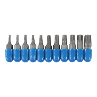 BGS Bit set zeskant aandrijving 6,3 mm (1/4 inch) T-profiel uitgang (voor TX) 11 delig