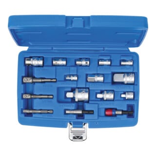 BGS bitadapter / dopsleutel adapter set 16 delig