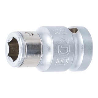 BGS Bitadapter met borgkogel vierkant busje 12,5 mm (1/2")