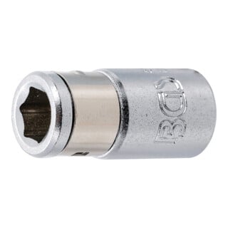 BGS Bitadapter met borgkogel Vierkant bus 6,3 mm Zeskant bus 6,3 mm