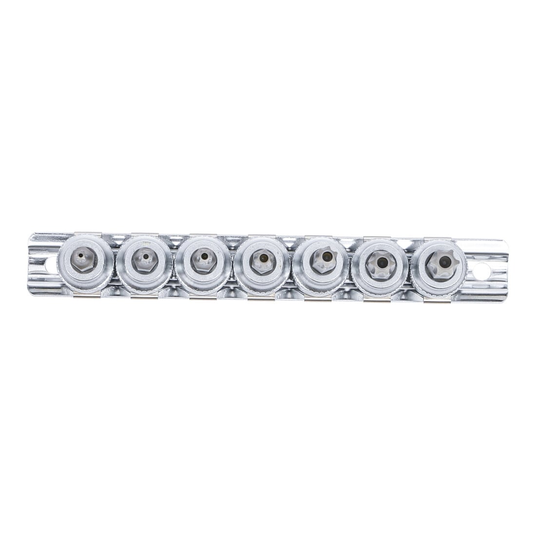 BGS Bitinsteekset aandrijving binnenvierkant 10 mm (3/8 inch) T-profiel (voor TX) met boring T15 - T50 7 delig
