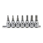 BGS Bitinsteekset aandrijving binnenvierkant 10 mm T-profiel (voor TX) T15 - T50 7 dlg.
