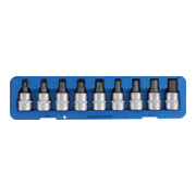 BGS Bitinsteekset aandrijving binnenvierkant 20 mm (3/4 inch) inbus, T-profiel (voor Torx) 9 delig