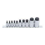 BGS Bitinsteekset extra kort binnenzeskant 4 - 19 mm 10 delig