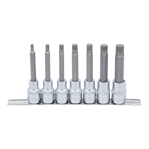 BGS Bitset, aandrijving binnenvierkant 12,5 mm (1/2"), binnenvielzahn (voor XZN) M5 - M14, 7-dlg.