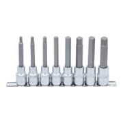 BGS Bitset, aandrijving binnenvierkant 12,5 mm (1/2"), binnenzeskant 5 - 13 mm, 8-dlg.