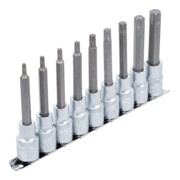BGS Bitset, aandrijving binnenvierkant 12,5 mm (1/2"), T-profiel (voor TX), 9-dlg.-3