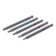 BGS Bitset, aandrijving buitensleutel 6,3 mm (1/4"), binnensleutel, T-profiel (voor TX), lengte 110 mm, 5-dlg.-1