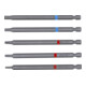 BGS Bitset, aandrijving buitensleutel 6,3 mm (1/4"), binnensleutel, T-profiel (voor TX), lengte 110 mm, 5-dlg.-4