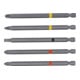 BGS Bitset, aandrijving buitensleutel 6,3 mm (1/4"), kruiskop PH, kruiskop PZ, sleuf, lengte 110 mm, 5-dlg.-5