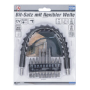 BGS Bitset met flexibele as | 6,3 mm (1/4") | 11-dlg.-5